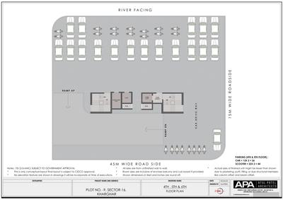 Image of 1355 Sq.ft 2 BHK Apartment / Flat for sale in Pioneer The Coastal Bay, Kharghar, Navi Mumbai for Rs. 18400000