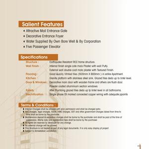 Image of 950 Sq.ft 2 BHK Apartment / Flat for sale in Pyramid Shreyash 2, Ambawadi, Ahmedabad for Rs. 6000000