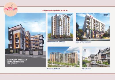 Image of 1000 Sq.ft 2 BHK Apartment / Flat for sale in Asian Avenue, Panampilly Nagar, Kochi for Rs. 10300000