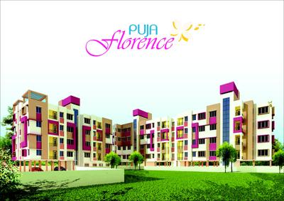 Image of 1070 Sq.ft 3 BHK Apartment / Flat for sale in Puja Florence, Garia, Sonarpur, Kolkata for Rs. 5778000