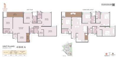 Image of 2100 Sq.ft 4 BHK Apartment / Flat for sale in G K Sindhu Skies, Pimple Gurav, Pune for Rs. 24000000