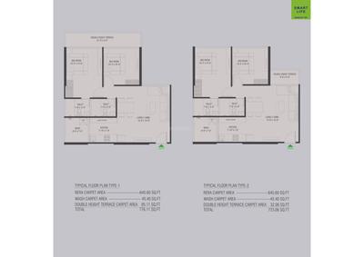 Image of 700 Sq.ft 2 BHK Apartment / Flat for sale in Sangath Smart Life I, Gujarat International Finance Tec City, Gandhinagar for Rs. 12000000