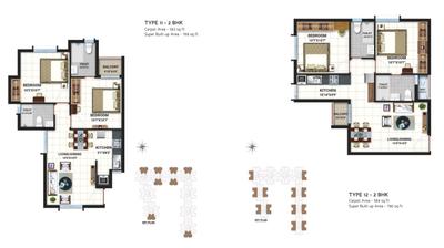 Image of 580 Sq.ft 1.5 BHK Apartment / Flat for sale in Bren Northern Lights, Kogilu, Bengaluru for Rs. 6000000