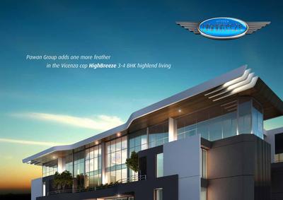 Image of 1600 Sq.ft 3 BHK Apartment / Flat for sale in Pawan Vicenza Highbreeze, Kalali, Vadodara for Rs. 7500000