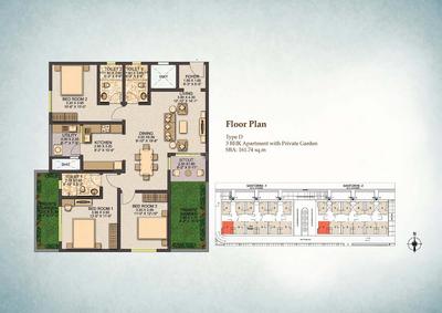 Image of 2145 Sq.ft 3.5 BHK Apartment / Flat for sale in Sobha Casa Paradiso, Chokkanahalli, Bengaluru for Rs. 41000000