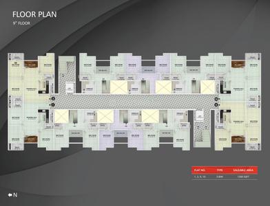 Image of 777 Sq.ft 2 BHK Apartment / Flat for sale in Sanrachna The Trump, Muhana, Jaipur for Rs. 3822000