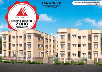Image of 650 Sq.ft 2 BHK Builder Floor for sale in Arun Tarangini Phase 2, Thiruvallur, Chennai for Rs. 3125000
