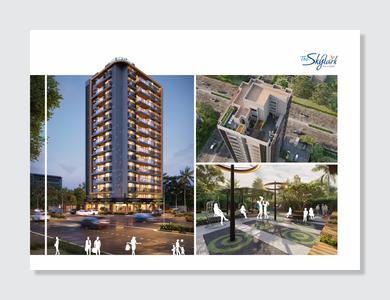 Image of 1998 Sq.ft 3 BHK Apartment / Flat for sale in The Skylark, Randesan, Gandhinagar for Rs. 8560000