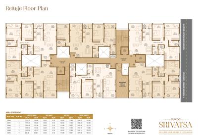 Image of 1870 Sq.ft 3 BHK Apartment / Flat for sale in Shivalay Suyog Srivatsa, Bibwewadi, Pune for Rs. 24500000