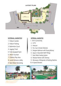 Image of 700 Sq.ft 1 BHK Apartment / Flat for sale in Kavya Residency, Kasarvadavali, Thane for Rs. 5700000