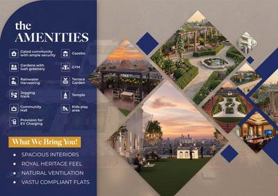 Image of 1163 Sq.ft 3 BHK Apartment / Flat for sale in NM Heritage, Bhicholi Mardana, Indore for Rs. 4800000