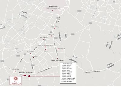 Image of 3090 Sq.ft 4.5 BHK Apartment / Flat for sale in Tulip Crimson, Southern Peripheral Road, Gurgaon for Rs. 43000000