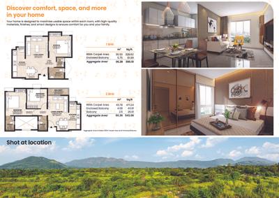 Image of 391 Sq.ft 1 BHK Apartment / Flat for sale in Mahindra Happinest Palghar 2 Phase 2, Boisar, Mumbai for Rs. 1900000