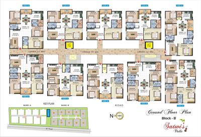 Image of 1000 Sq.ft 2 BHK Apartment / Flat for sale in Satwi Vielle, Kalkere, Bengaluru for Rs. 9500000