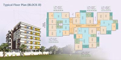 Image of 1200 Sq.ft 3 BHK Apartment / Flat for sale in Essen Raj Manohar Residency, Raghunathpur, Bhubaneswar for Rs. 10100000