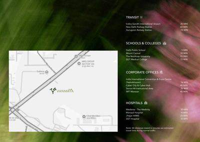 Image of 1418 Sq.ft 2 BHK Apartment / Flat for sale in Agrante Vanmaya Premium Residences Phase 1, Sector 106, Gurgaon for Rs. 18000000