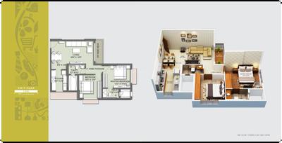 Image of 675 Sq.ft 1 BHK Apartment / Flat for sale in CR Primo, Bhandup West, Mumbai for Rs. 11000000
