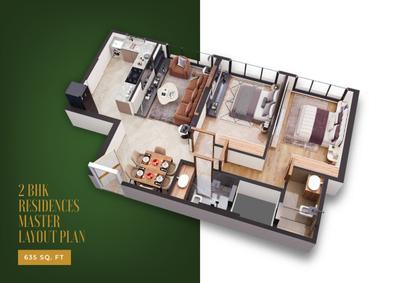 Image of 482 Sq.ft 1 BHK Apartment / Flat for sale in Bhakti Pride, Chembur, Mumbai for Rs. 8500000