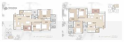 Image of 1100 Sq.ft 2 BHK Apartment / Flat for sale in Ratnadeep Flora, New Ranip, Ahmedabad for Rs. 6500000
