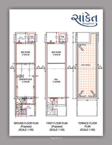 Image of 5958 Sq.ft 3 BHK Duplex for sale in Balaji Land Sanket Bunglows, Swati Park, Rajkot for Rs. 5851000