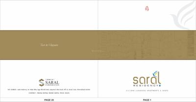 Image of 1440 Sq.ft 3 BHK Apartment / Flat for sale in Saral Residency, Gota, Ahmedabad for Rs. 8800000