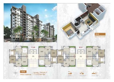 Image of 850 Sq.ft 2 BHK Apartment / Flat for sale in Kheni Shivalik Heights, Zanor, Bharuch for Rs. 3200000