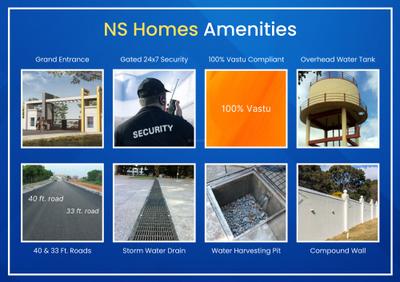 Image of 165 Sq.ft Residential Plot / Land for sale in NS Homes, Nazdik Singaram, Hyderabad for Rs. 3630000