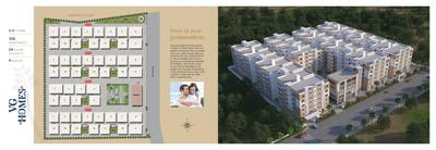 Image of 1100 Sq.ft 2 BHK Apartment / Flat for sale in VG Homes, Kompally, Hyderabad for Rs. 7800000