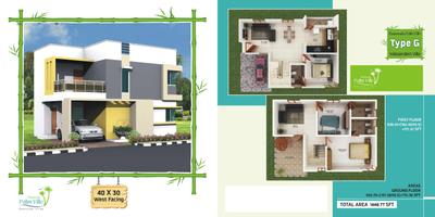 Image of 971 Sq.ft 2 BHK Apartment / Flat for sale in Peninsula Palmville, Sarjapur, Bengaluru for Rs. 4800000