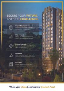 Image of 630 Sq.ft 1 BHK Apartment / Flat for sale in Rudra Galaxy Aura, Ghatkopar East, Mumbai for Rs. 21400000