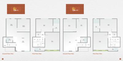 Image of 1600 Sq.ft 3 BHK Villa for sale in Matangi Radhekrishna Villa, Dabhoi, Vadodara for Rs. 6500000