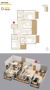 Image of 1600 Sq.ft 3 BHK Apartment / Flat for sale in Real Prabhu Krishna Embrace, Rajendra Nagar, Indore for Rs. 10300000