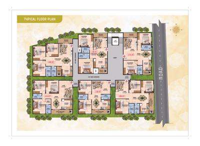 Image of 1160 Sq.ft 2 BHK Apartment / Flat for sale in Nithya Sunrise, Whitefield, Bengaluru for Rs. 15000000