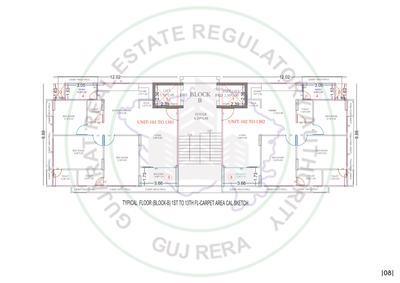 Image of 2313 Sq.ft 3 BHK Apartment / Flat for sale in Harinee Aalayam 2 By Hari Group, Sargasan, Gandhinagar for Rs. 9000000