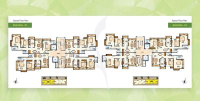 Image of 1327 Sq.ft 3 BHK Apartment / Flat for sale in Raunak Park View, Kasarvadavali, Thane for Rs. 18000000