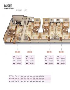 Image of 670 Sq.ft 2 BHK Apartment / Flat for sale in Bhawani UMA Plaza, Urali, Cuttack for Rs. 6000000