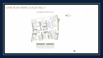 Image of 2500 Sq.ft 3 BHK Apartment / Flat for sale in Lokhandwala Minerva, Worli, Mumbai for Rs. 75000000