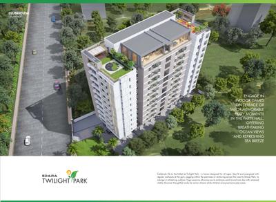 Image of 2550 Sq.ft 3 BHK Apartment / Flat for sale in Edara Twilight Park, Maddilapalem, Visakhapatnam for Rs. 22500000