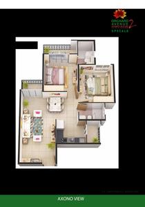 Image of 960 Sq.ft 2 BHK Apartment / Flat for sale in Signature Orchard Avenue 2, Sector 93, Gurgaon for Rs. 6700000