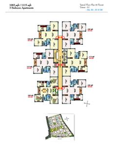 Image of 1065 Sq.ft 3 BHK Apartment / Flat for sale in Prince Village Phase 1, Tondiarpet, Chennai for Rs. 10000000