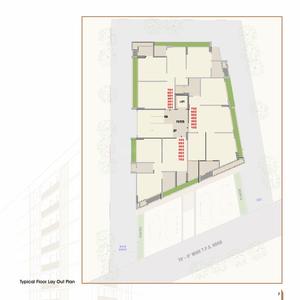Image of 950 Sq.ft 2 BHK Apartment / Flat for sale in Pyramid Shreyash 2, Ambawadi, Ahmedabad for Rs. 6000000