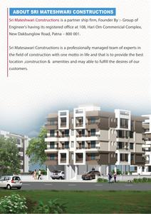 Image of 1550 Sq.ft 3 BHK Apartment / Flat for sale in Sri Ram Enclave, Sipara, Patna for Rs. 8500000