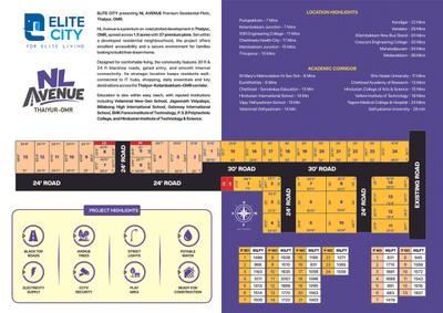 Image of 984 Sq.ft Residential Plot / Land for sale in NL Avenue phase 1, Thaiyur, Chennai for Rs. 4608150