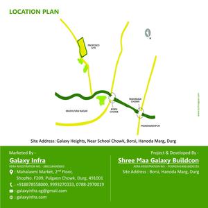 Image of 2150 Sq.ft 3 BHK Duplex for sale in Galaxy Heights, Borsi, Durg for Rs. 7500000
