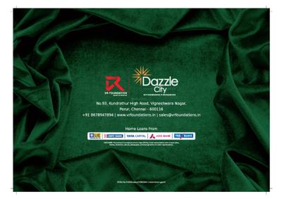 Image of 900 Sq.ft Residential Plot / Land for sale in VR Dazzle City, Poonamallee, Chennai for Rs. 2410000
