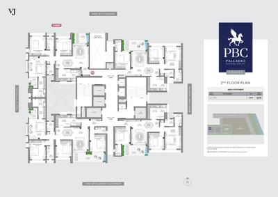Image of 1900 Sq.ft 4 BHK Apartment / Flat for sale in VJ Palladio Balewadi Central Phase 2, Balewadi, Pune for Rs. 24000000