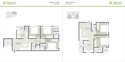 Image of 990 Sq.ft 2 BHK Apartment / Flat for sale in Shreeji Residency, Vastral, Ahmedabad for Rs. 3300000