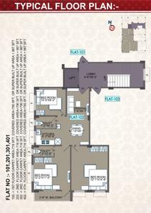 Image of 655 Sq.ft 2 BHK Apartment / Flat for sale in Flora Apartment, Kalyani, Nadia for Rs. 5000000
