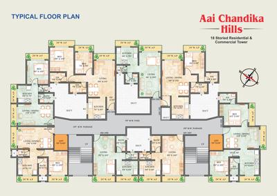 Image of 271 Sq.ft 1 RK Apartment / Flat for sale in Shivam Aai Chandika Hills, Naigaon East, Naigaon for Rs. 2751000