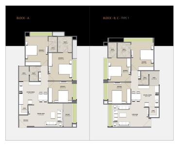 Image of 1550 Sq.ft 3 BHK Apartment / Flat for sale in Diwali Blessings, Vaishno Devi Circle, Ahmedabad for Rs. 8500000
